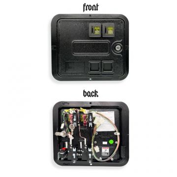 Stern Coin Door For SAM System Machines With 4-Button Service Assembly & Wiring Harness